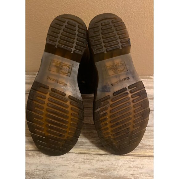 Dr Martens Triumph 1914 Brown Leather Floral Fold-Over Boots 14 Eyelet Women’s 7 - Picture 8 of 16